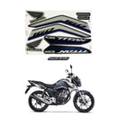 Kit Completo de Adesivos Honda Titan 160 2022/23 Cinza Metálico - Qualidade Premium e Acabamento Perfeito