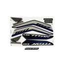 Kit Completo de Adesivos Honda Titan 160 2022/23 Cinza Metálico - Qualidade Premium e Acabamento Perfeito