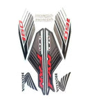 Kit Completo de Adesivos Yamaha TIT16 FAN 2018 - Cor Branca