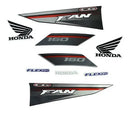 Faixa Adesiva Honda Titan 160 Fan ESDI 2016 Prata - Código 1203