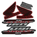 Kit Completo de Adesivos Honda Titan 160 Start ES 2019 - Cor Vermelho