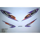 Kit Completo de Adesivos Honda Titan 125 ES 2000 - Cor Prata