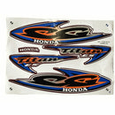 Kit Completo de Adesivos Honda Titan 125 ES 2000 - Cor Vermelho