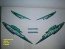 Kit Completo de Adesivos Honda Titan 125 ES 2003 - Cor Verde
