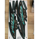 Kit Completo de Adesivos Honda Titan 125 ES 2004 - Cor Verde