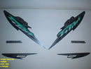 Kit Completo de Adesivos Honda Titan 125 ES 2004 - Cor Verde