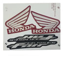 Kit Completo de Adesivos Honda Titan Fan 125 ES 2009/10 - Cor Vermelho