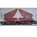 Kit Completo de Adesivos Honda Titan Fan 125 ES 2013 - Cor Vermelho