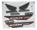 Kit Completo de Adesivos Honda Titan Fan 125 ES/ESD 2015 - Cor Prata