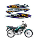 Kit Completo de Adesivos Honda Titan 125 KS 2000 Verde