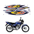Kit Completo de Adesivos Honda Titan 125 KS 2001 Azul