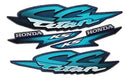 Kit Completo de Adesivos Honda Titan 125 KS 2002 Azul Metálico