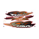 Kit Completo de Adesivos Honda Titan 125 KSE 2002 Vermelha