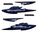 Kit Completo de Adesivos Honda Titan 125 KSE 2003 Azul Metálico