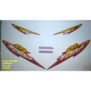 Kit Completo de Adesivos Honda Titan 125 KSE 2003 Vermelha