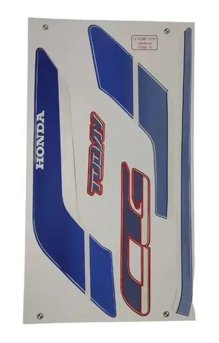 Kit Completo de Adesivos Honda Today 125 1991 Vermelho - Qualidade Premium e Acabamento Perfeito