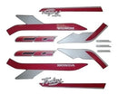 Kit Completo de Adesivos Honda Today 125 1992 Vermelho
