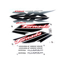 Kit Completo de Adesivos Honda XR 250 Tornado 2003 Branca