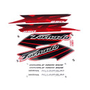Faixa Adesiva Honda Tornado 250 2003 - Cor Vermelha