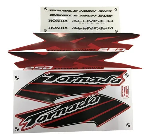 Faixa Adesiva Honda Tornado 250 2003 - Cor Vermelha