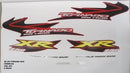 Kit Completo de Adesivos Honda XR 250 Tornado 2005 - Cor Vermelha