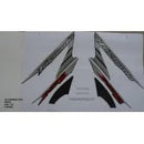 Kit Completo de Adesivos Honda XR 250 Tornado 2006 - Cor Preta