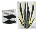 Kit Completo de Adesivos Honda XR 250 Tornado 2007 - Cor Amarela