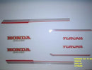 Kit Completo de Adesivos Honda Turuna 1981-82 - Cor Prata