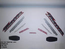 Kit Completo de Adesivos Honda CBX 250 Twister 2001-02 - Cor Vermelha