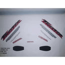 Kit Completo de Adesivos Honda CBX 250 Twister 2003 - Cor Vermelha