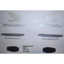 Kit Completo de Adesivos Honda CBX 250 Twister 2004 - Cor Preta