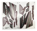 Kit Completo de Adesivos Honda CBX 250 Twister 2007 - Cor Vermelha
