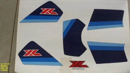 Faixa Adesiva Honda XL125S 1987 - Cor Branca