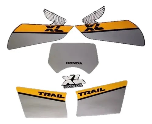 Faixa Adesiva Honda XL125S 1988 - Cor Preta