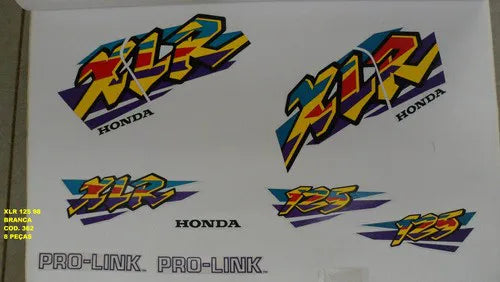 Faixa Adesiva Honda XLR 125 1998 - Cor Branca