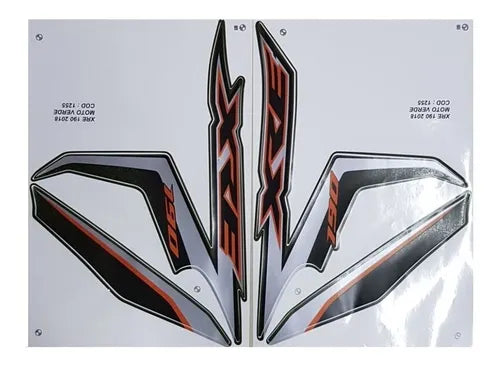Kit Completo de Adesivos Honda XRE 190 2018 - Cor Verde