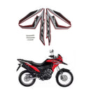 Kit Completo de Adesivos Honda XRE 190 2018 - Cor Vermelho