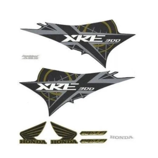 Kit Completo de Adesivos Honda XRE 300 2012 - Cor Verde