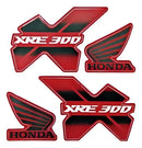 Kit Completo de Adesivos Honda XRE 300 2013 - Cor Vermelho