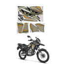 Kit Completo de Adesivos Honda XRE 300 Advent 2022/2023 - Cor Cinza-Fosco