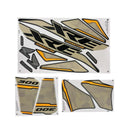 Kit Completo de Adesivos Honda XRE 300 Advent 2022/2023 - Cor Cinza-Fosco
