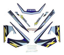 Kit Completo de Adesivos Yamaha XTZ 125 2003 - Cor Azul