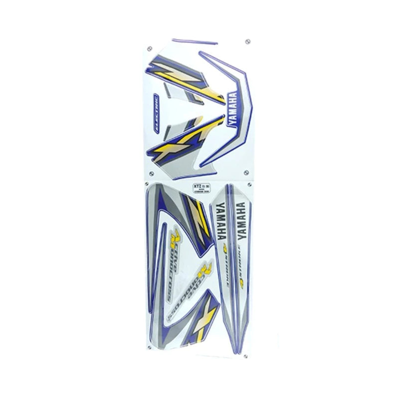 Kit Completo de Adesivos Yamaha XTZ 125 2003 - Cor Azul