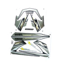 Kit Completo de Adesivos Yamaha XTZ 125 2003 - Cor Preto