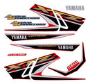 Kit Completo de Adesivos Yamaha XTZ 125 2003 - Cor Vermelho