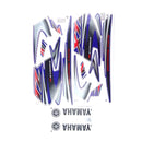 Kit Completo de Adesivos Yamaha XTZ 125 2006 - Cor Azul