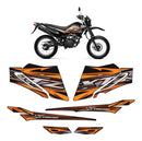 Faixa Adesiva Yamaha XTZ 125 XE 2014/15/16 Original Preta - Qualidade Premium e Acabamento Perfeito