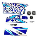 Kit Completo de Adesivos Yamaha XTZ150 Crosser 2019/2020 - Cor Azul
