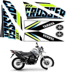 Kit Completo de Adesivos Yamaha XTZ150 Crosser 2019/2020 - Cor Branca