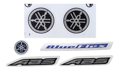 Kit Completo de Adesivos Yamaha XTZ150 Crosser 2021/2022 - Cor Branca